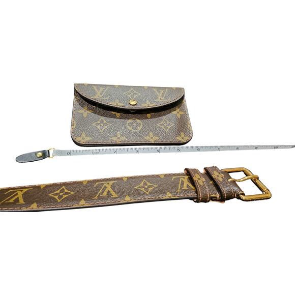 Louis Vuitton Monogram Ceinture Pochette Solo 80cm/32in Belt - Picture 6 of 13